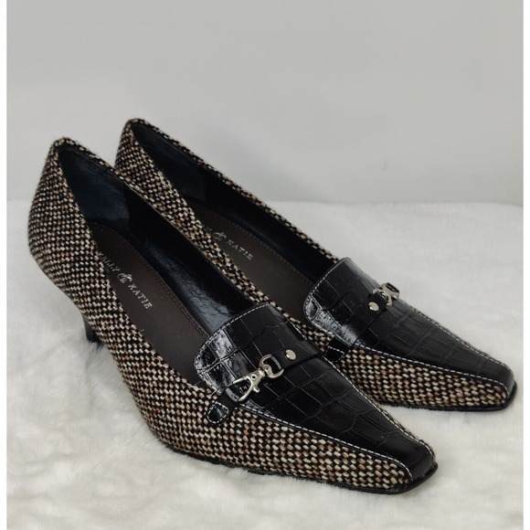 Vintage Y2K Old Money Pointed Heel Shoes 9 - Picture 3 of 8